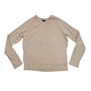 Banana Republic Light Tan V-Neck Pullover